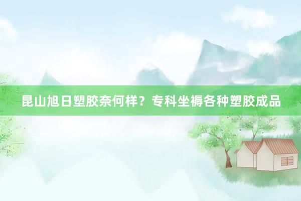 昆山旭日塑胶奈何样？专科坐褥各种塑胶成品
